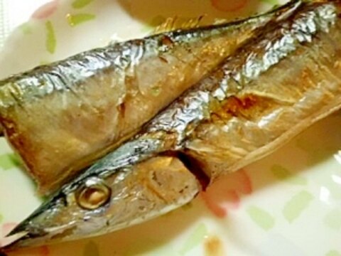 秋はやっぱり　　秋刀魚の塩焼き